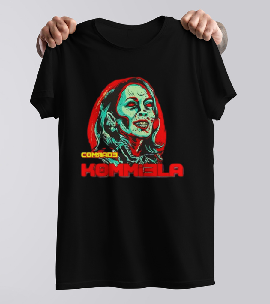 Walton And Johnson Comrade Kommiela Zombie Face T-Shirt