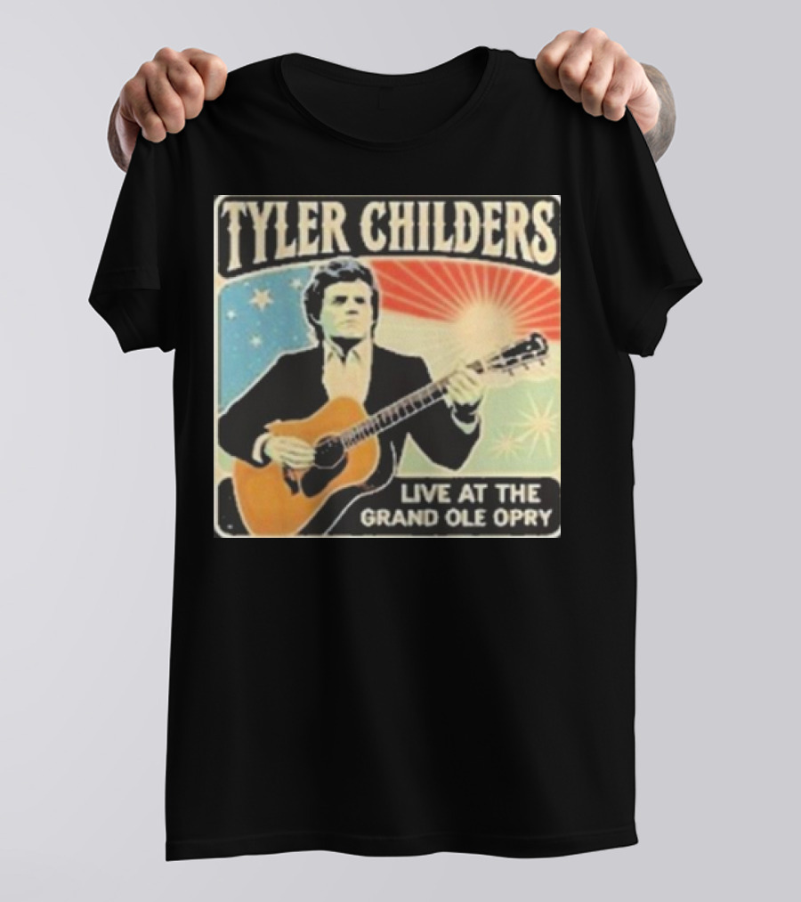 Tyler Childers Live Performance With Guitar At The Grand Ole Opry Iconic Event T-Shirt