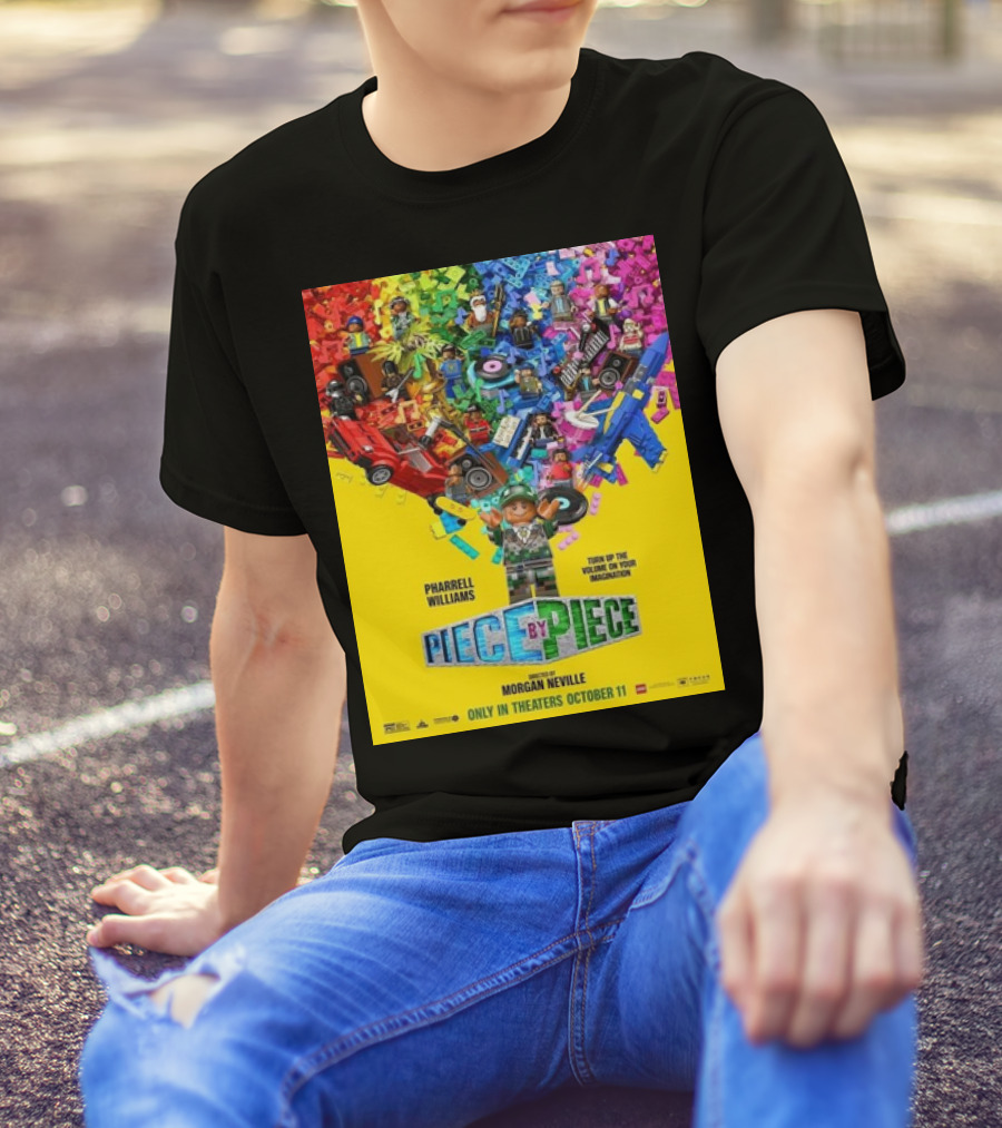 PHARRELL WILLIAMS PIECE BY PIECE TURN UP THE VOLUME OF YOUR IMAGINATION RELEASING IN THEATERS OCTOBER 11 T-Shirt