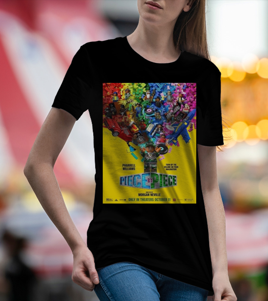PHARRELL WILLIAMS PIECE BY PIECE TURN UP THE VOLUME OF YOUR IMAGINATION RELEASING IN THEATERS OCTOBER 11 T-Shirt
