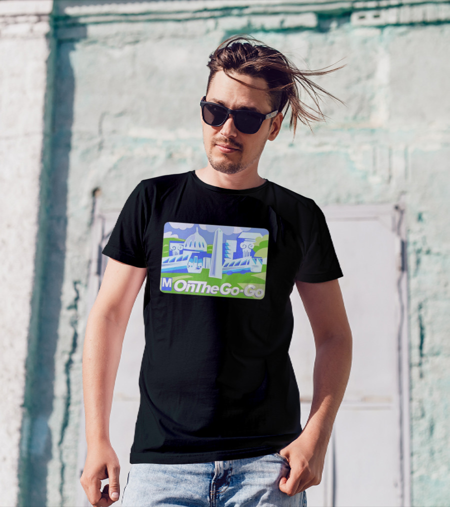 DC Metro On The Go-Go Washington D.C. Landmarks T-Shirt