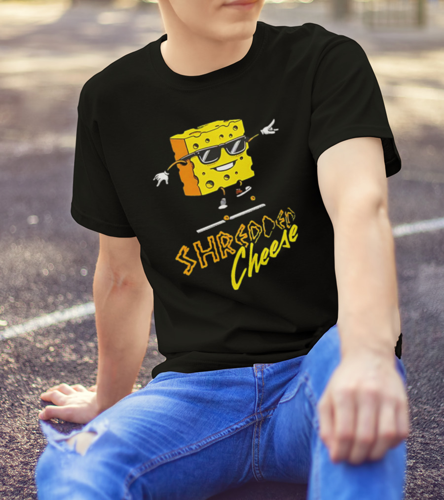 Shredded Cheese Skating Sunglasses Skateboard 2.0 T-Shirt