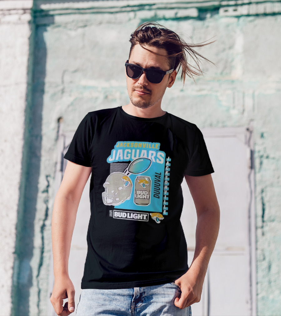 Jacksonville Jaguars Bud Light Football Duuuval Jacksonville T-Shirt