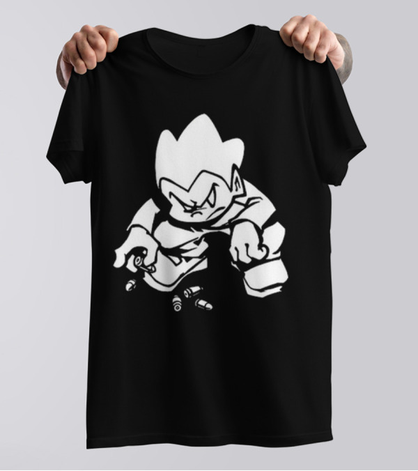 Needlejuice Records FNF Lowkey Pico Character With Bullets T-Shirt