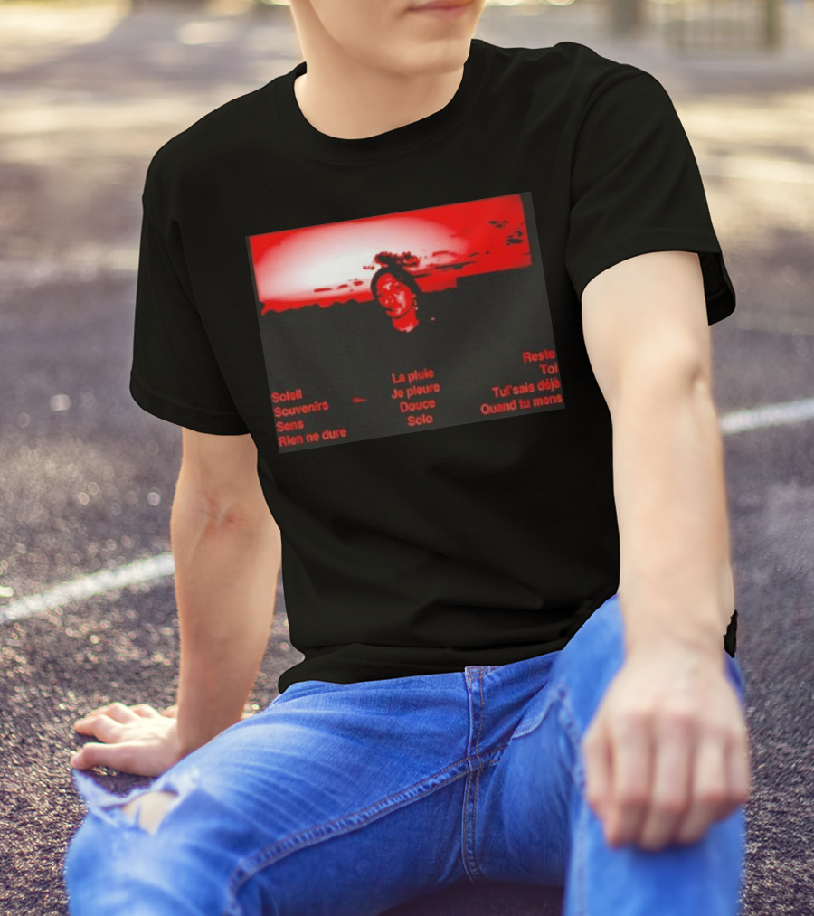 Manches Longues Solo Retro Soleil Souvenire Rien Ne Dure La Pluie Je Pleure Quand Tu Mens T-Shirt