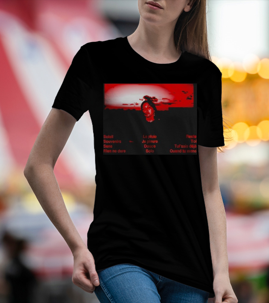 Manches Longues Solo Retro Soleil Souvenire Rien Ne Dure La Pluie Je Pleure Quand Tu Mens T-Shirt