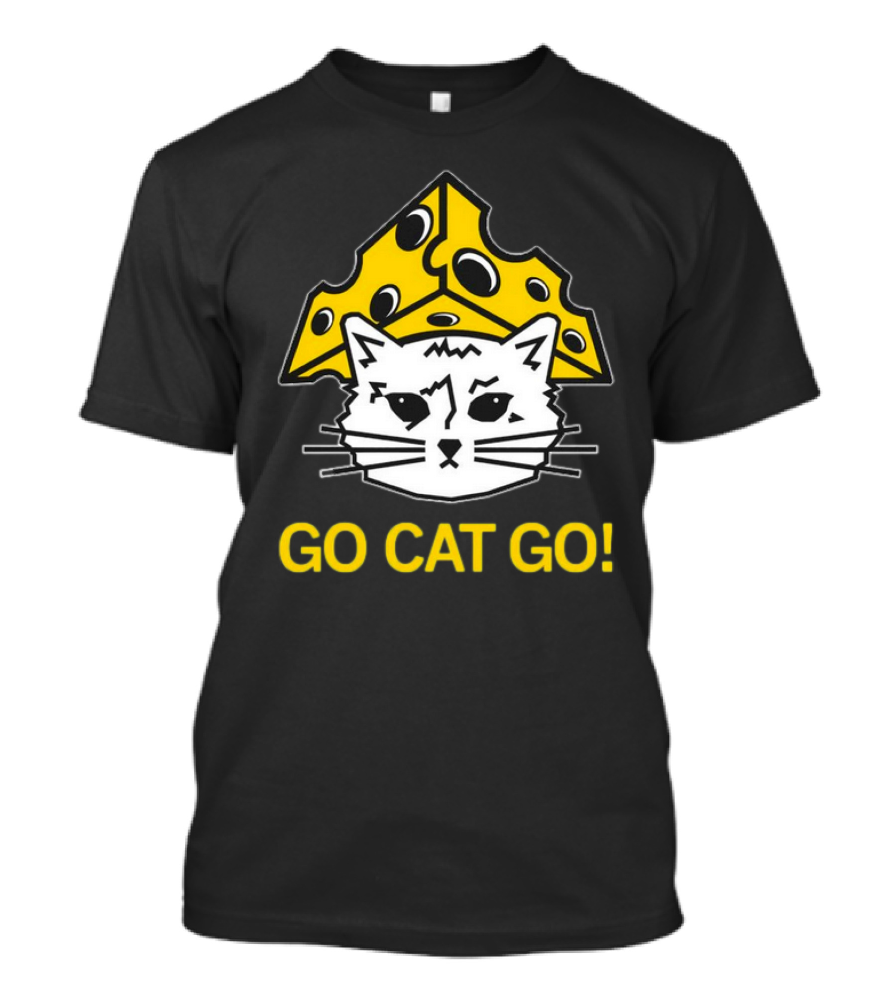Cheesehead Cat Go Cat Go T-Shirt