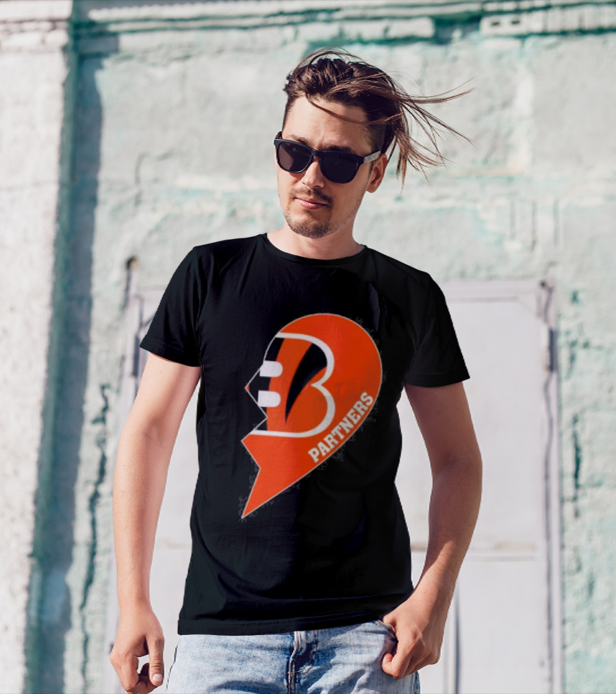 Cincinnati Bengals Partners Heart B T-Shirt