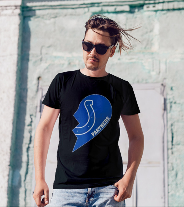 Indianapolis Colts Partners Half Heart T-Shirt