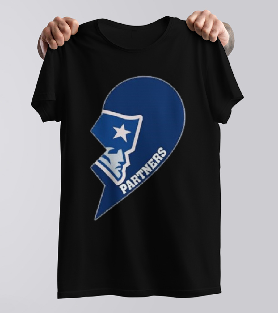 Patriots Partners Broken Heart Half T-Shirt