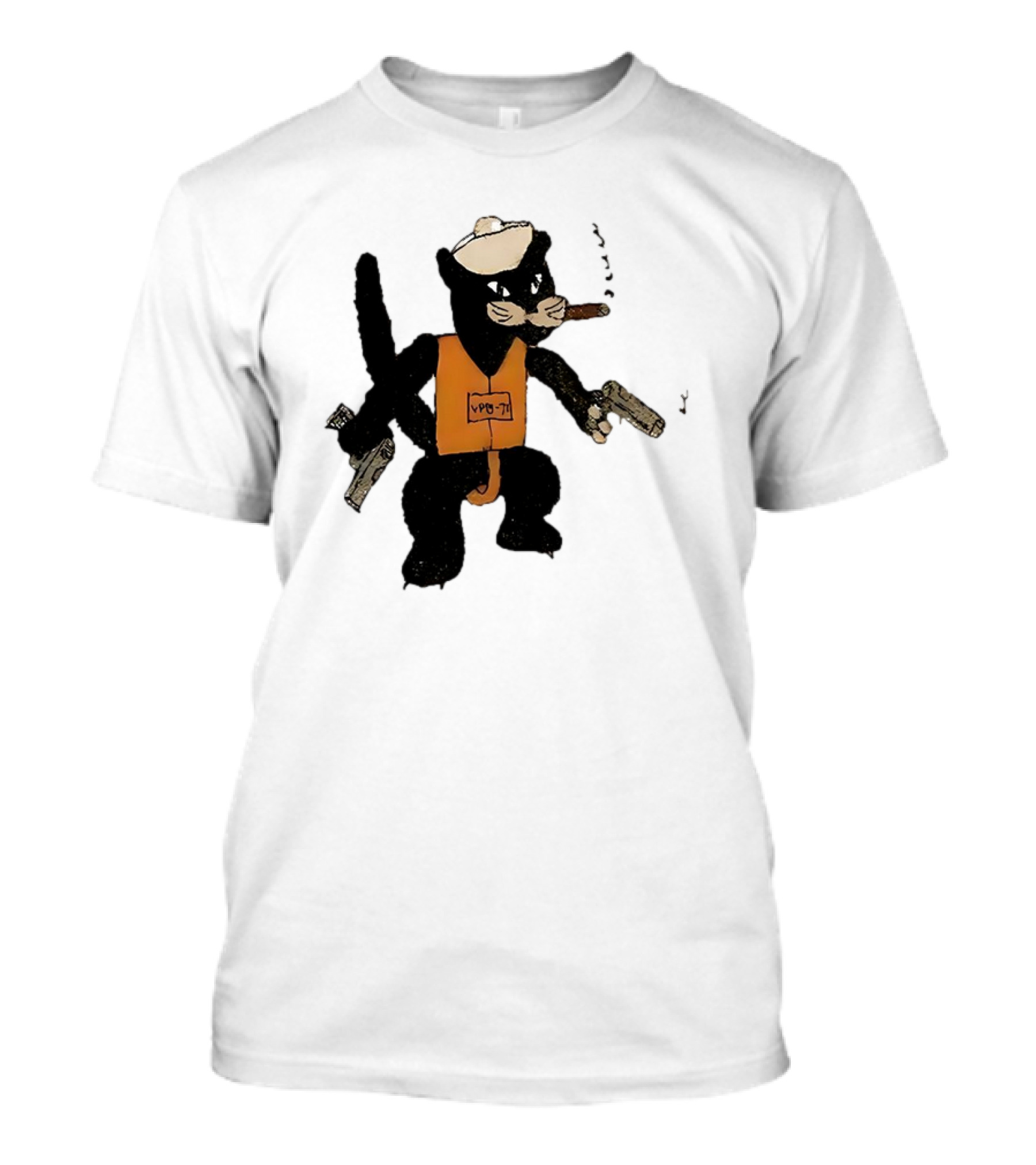 VPB-71 Cat Patrol Squadron Armed Mascot T-Shirt