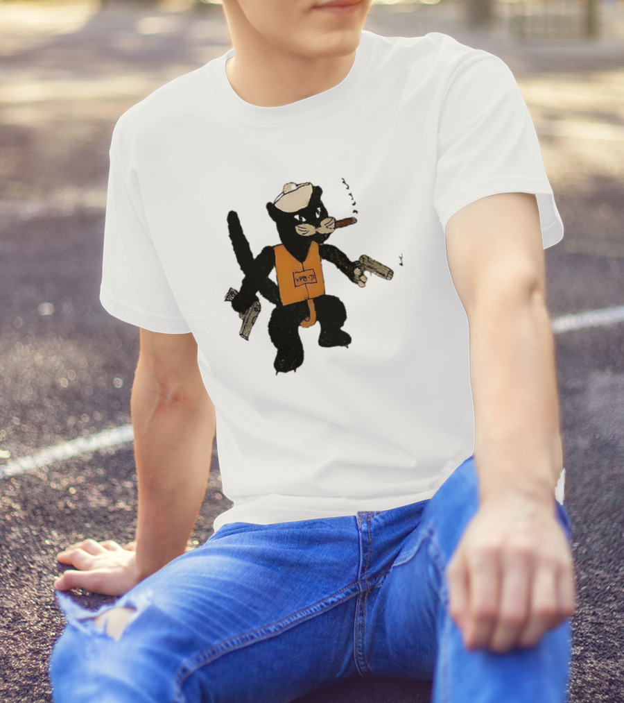 VPB-71 Cat Patrol Squadron Armed Mascot T-Shirt
