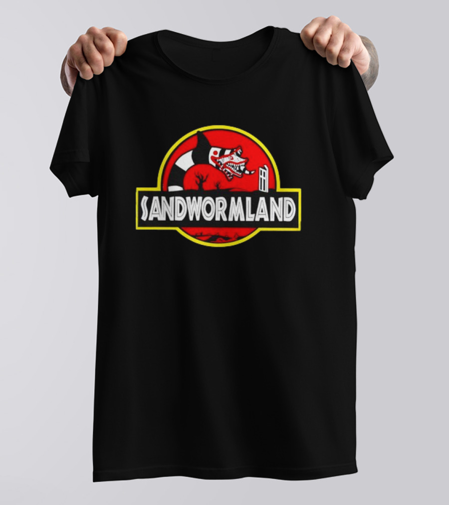 Sandwormland Snake Retro Jurassic T-Shirt