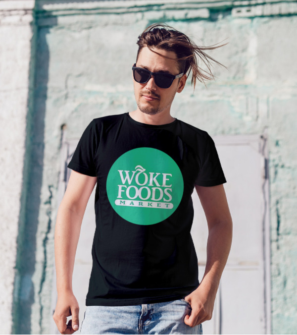 Woke Foods Market Green Circle T-Shirt