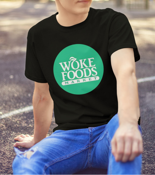 Woke Foods Market Green Circle T-Shirt