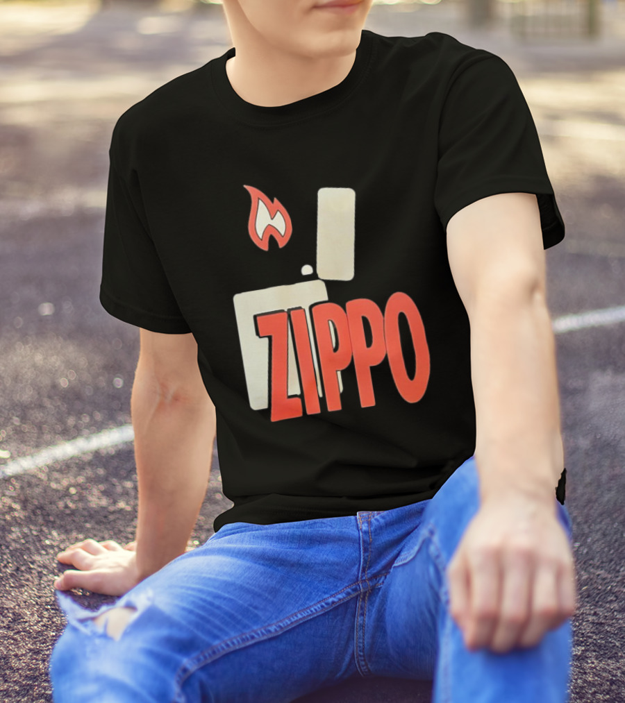 Zippo Lighter Flame T-Shirt