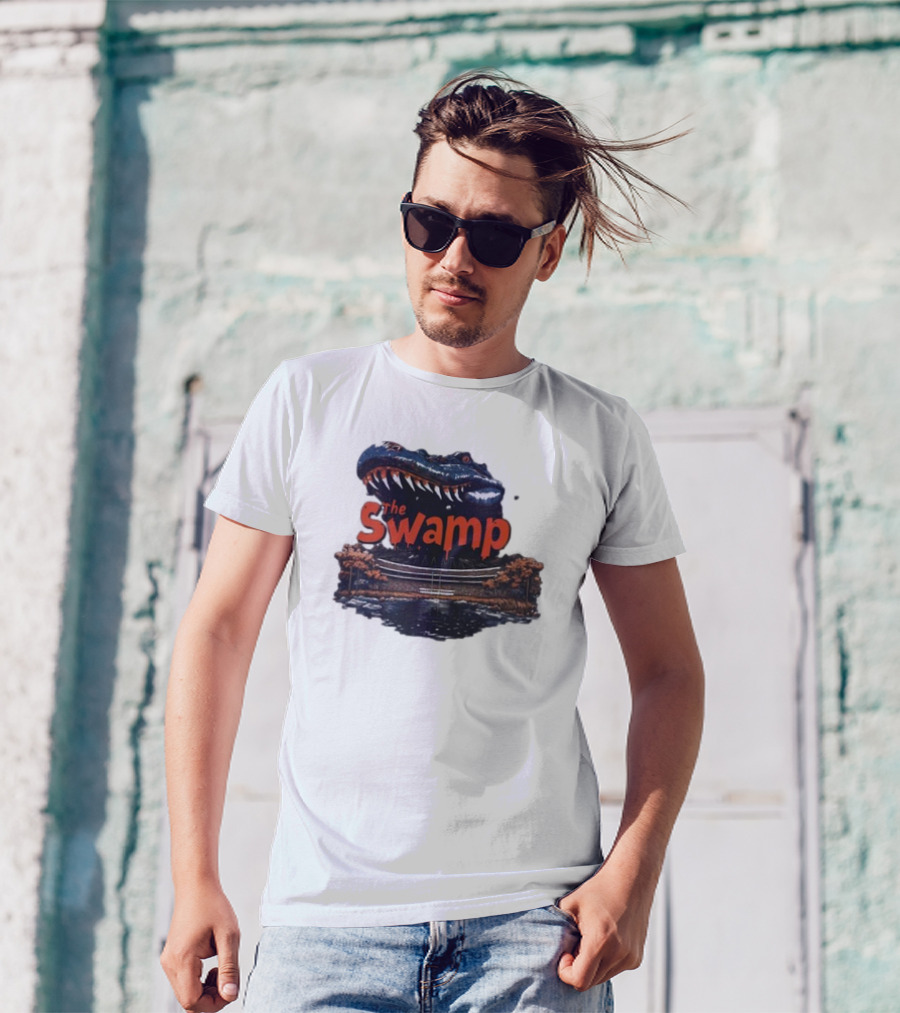 Florida Gators The Swamp Vintage Stadium Alligator T-Shirt