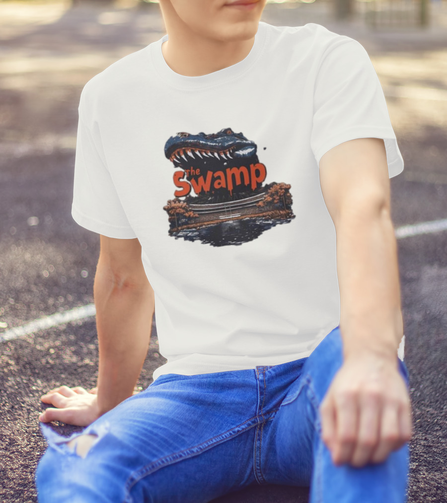 Florida Gators The Swamp Vintage Stadium Alligator T-Shirt