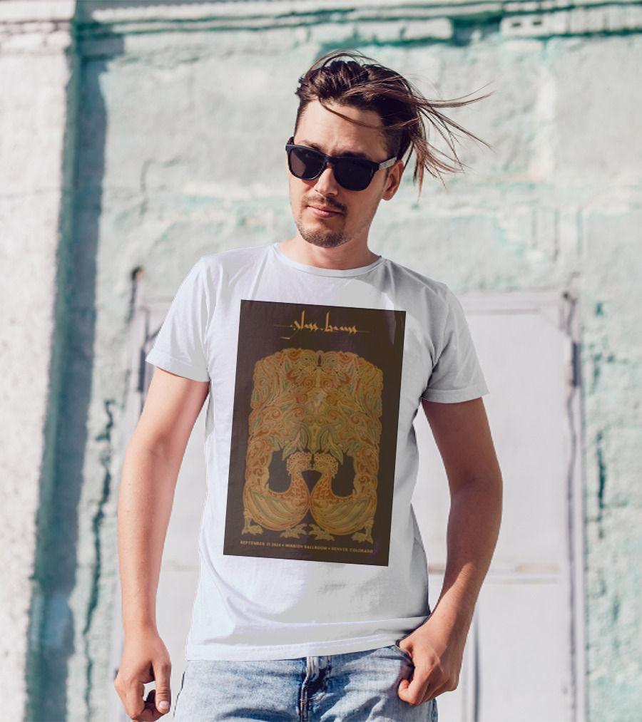 Glass Beams September 21 2024 Mission Ballroom Denver Colorado Ornate T-Shirt