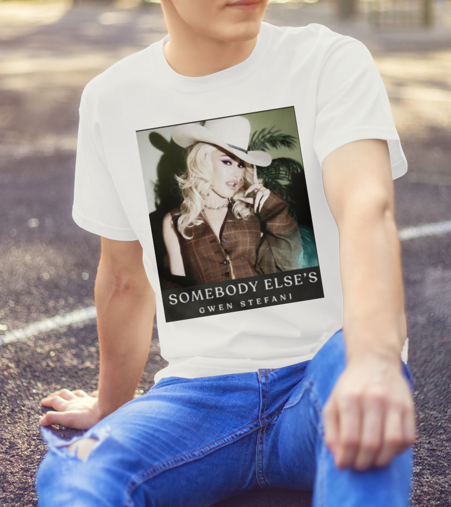 Gwen Stefani Somebody Else’s Cowboy Hat Look T-Shirt
