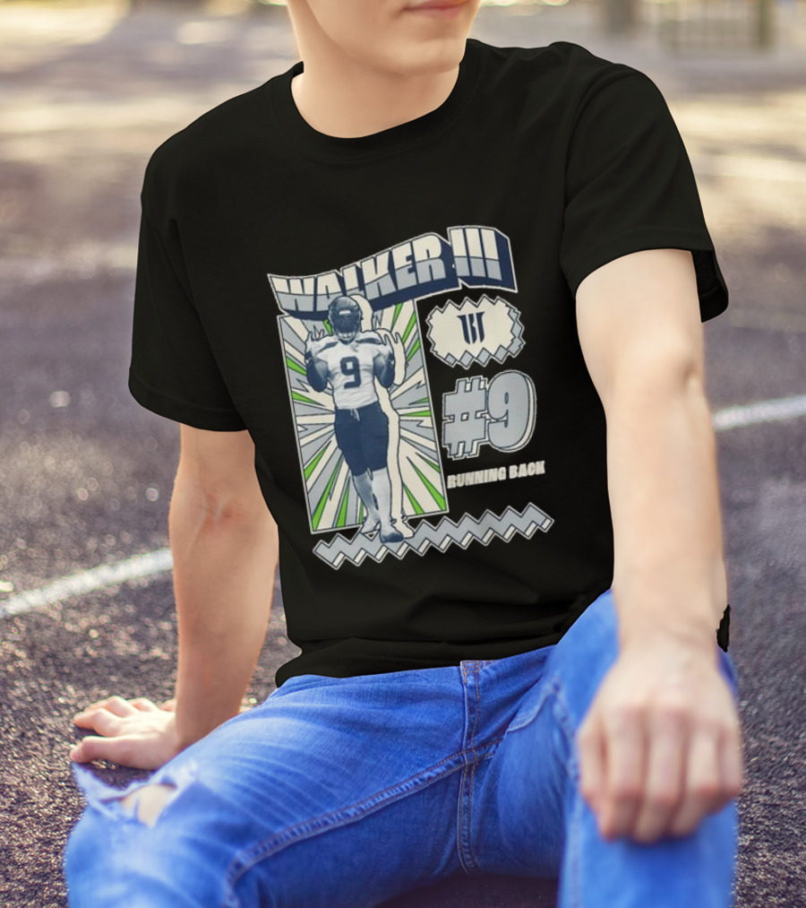 Walker III #9 Running Back T-Shirt