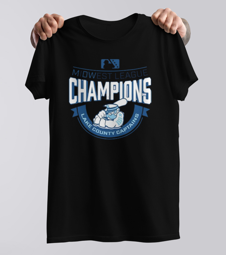 Midwest League Champions Lake County Captains MLB T-Shirt