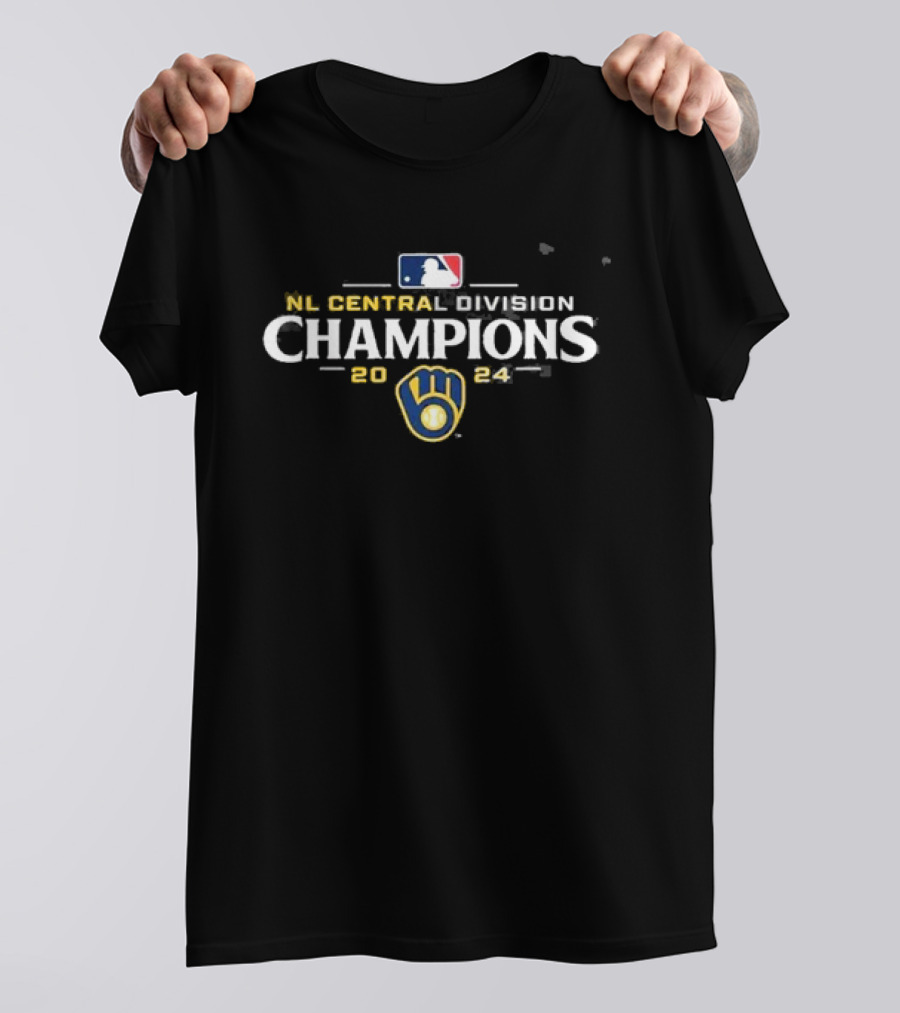 Milwaukee Brewers 2024 NL Central Division Champions MLB T-Shirt