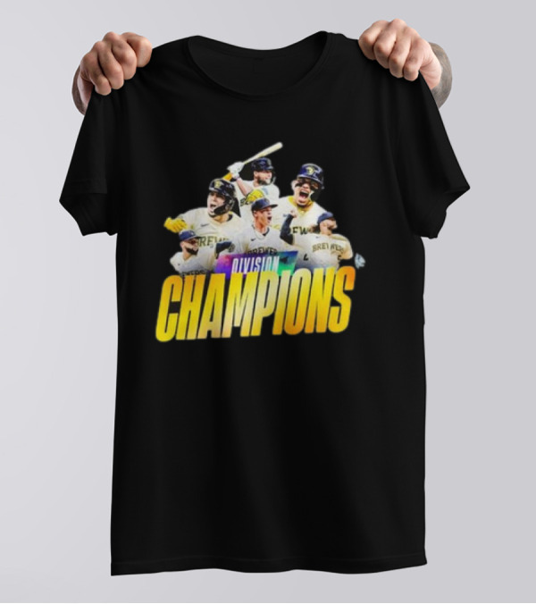 NL Central Division Champions 2024 Milwaukee Brewers Champions T-Shirt
