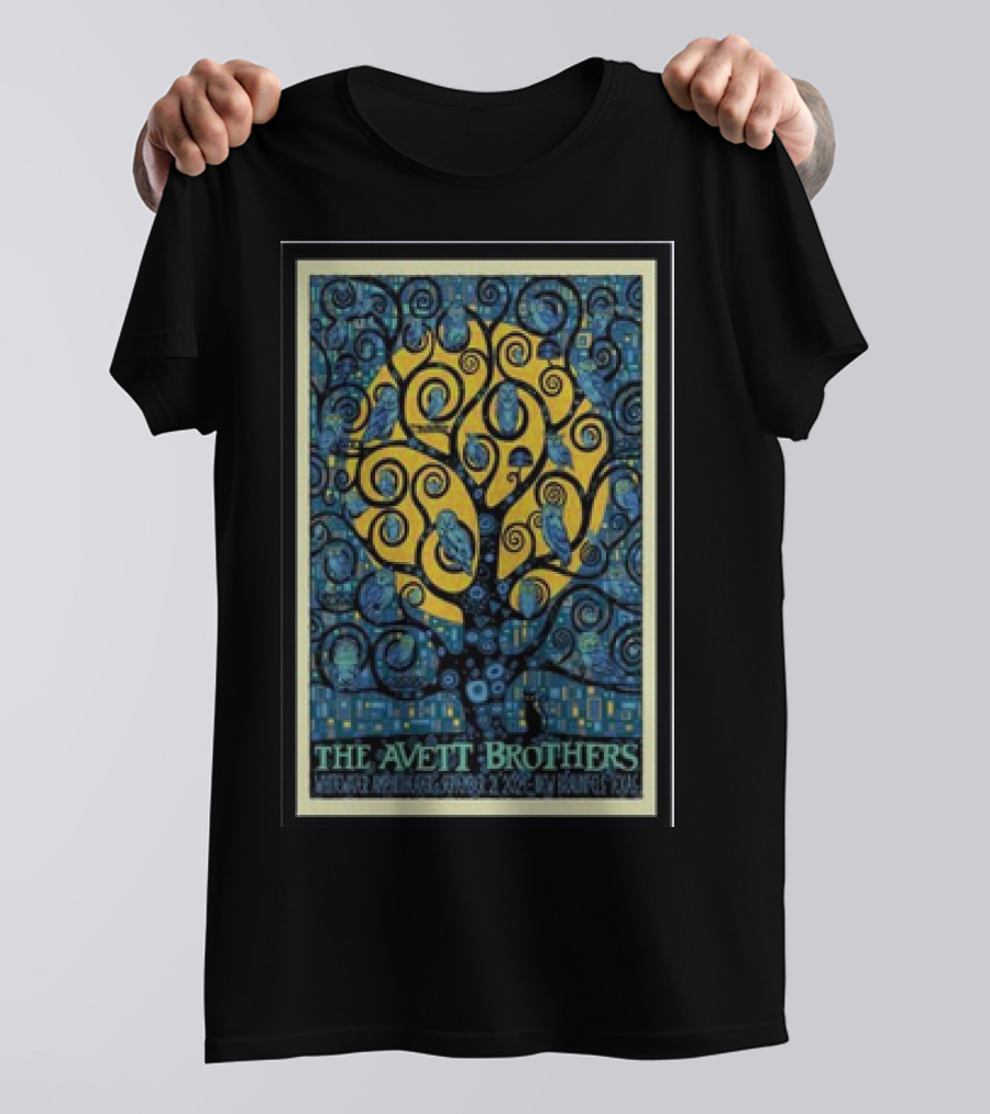The Avett Brothers New Braunfels TX Tour Sept 21 2024 Tree T-Shirt