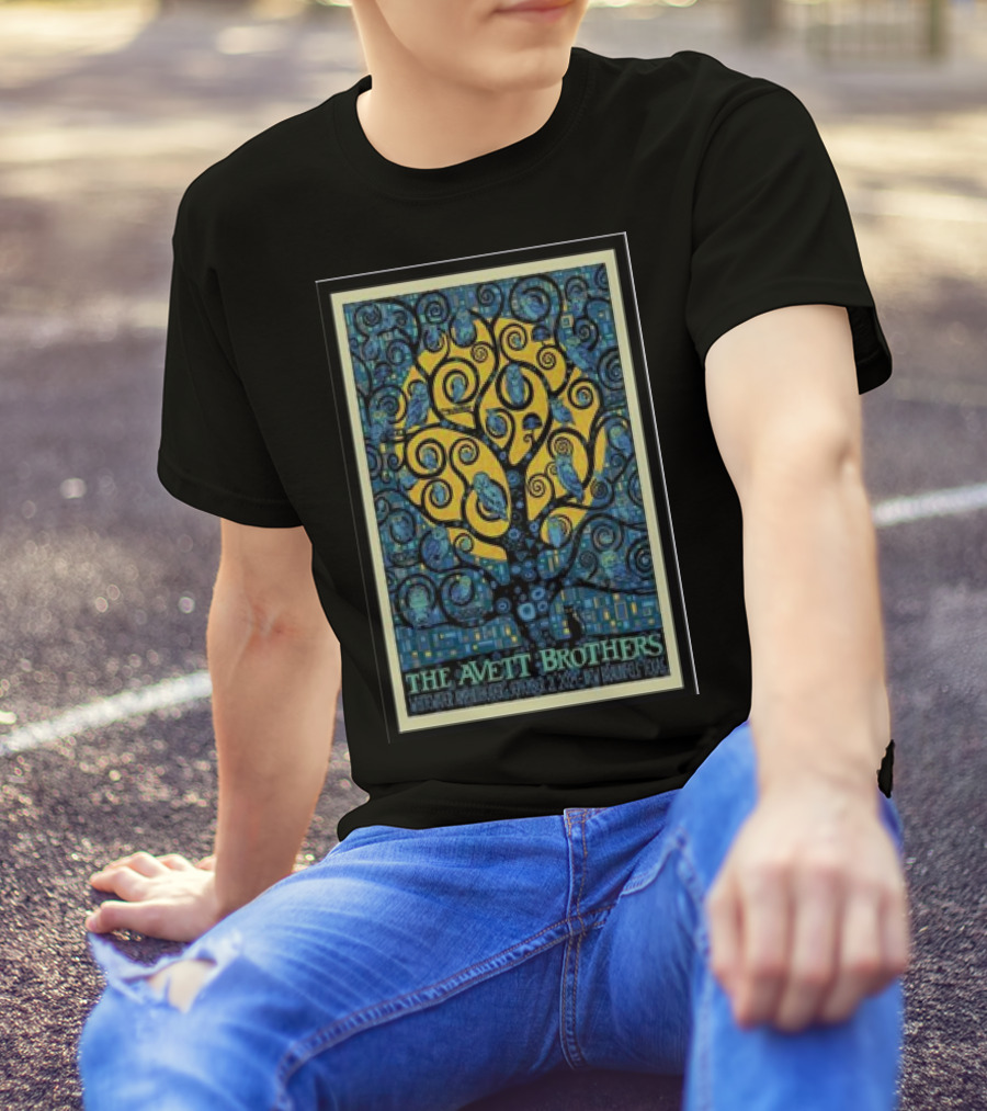 The Avett Brothers New Braunfels TX Tour Sept 21 2024 Tree T-Shirt