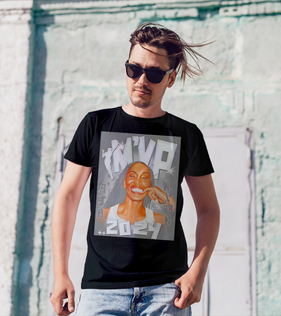 A'ja Wilson 2024 MVP Playa Society T-Shirt