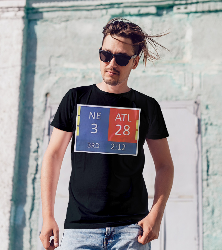 Cowboys Fan NE 3 ATL 28 3rd 2:12 T-Shirt