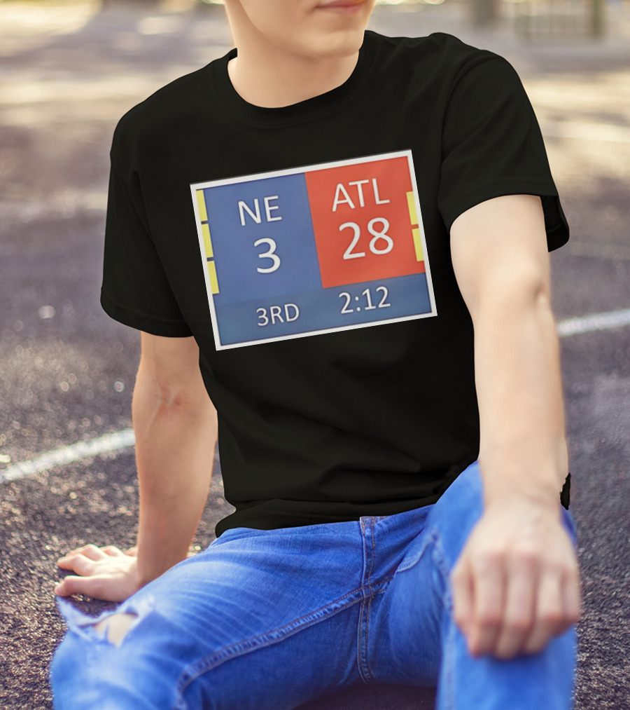 Cowboys Fan NE 3 ATL 28 3rd 2:12 T-Shirt