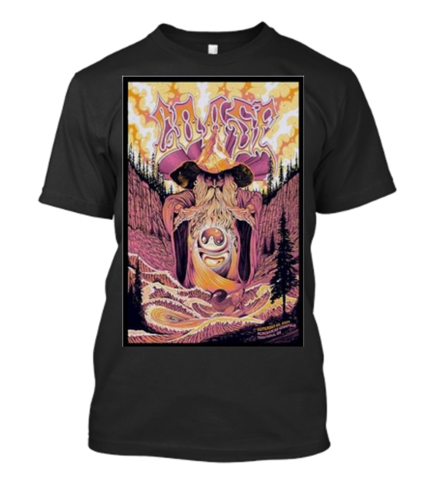 Goose Troutdale OR Tour Sep 22 2024 Psychedelic Wizardry T-Shirt