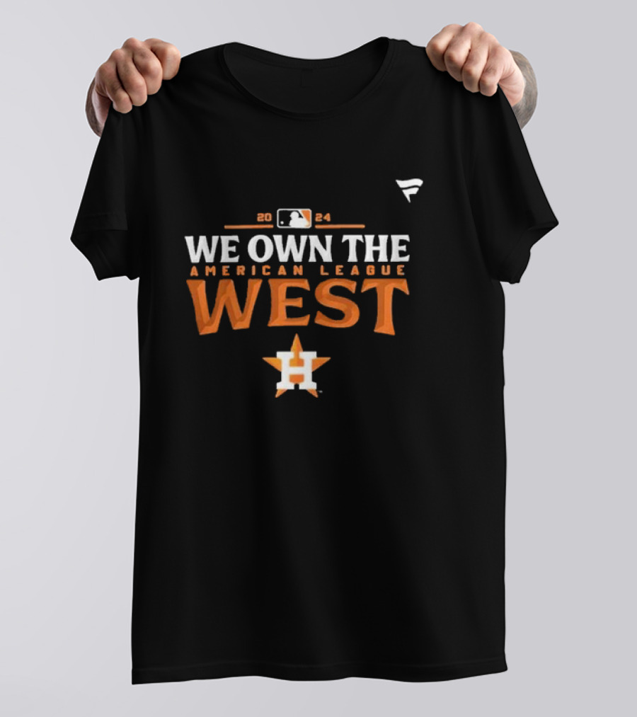 Houston Astros 2024 We Own The American League West Division Champions T-Shirt