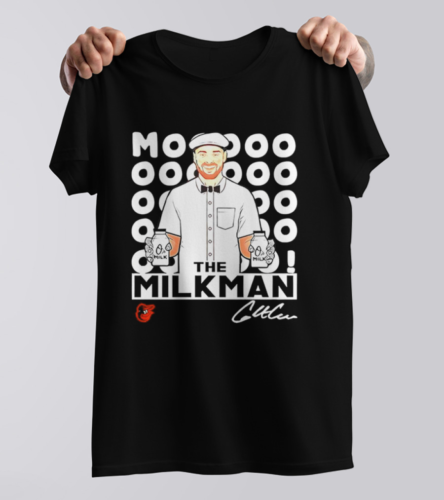 Jackson Holliday Baltimore Orioles The Milkman Mooolkman T-Shirt