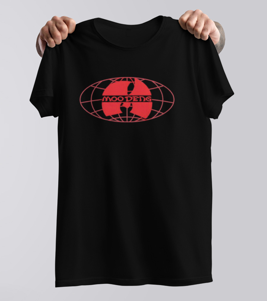 Moo Deng Clan 2 Red Globe Emblem T-Shirt