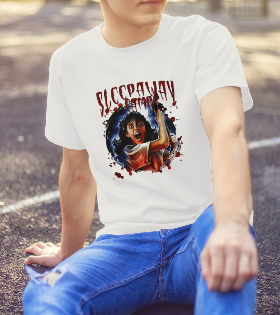 Sleepaway Camp Angela Baker Halloween Horror Movie T-Shirt