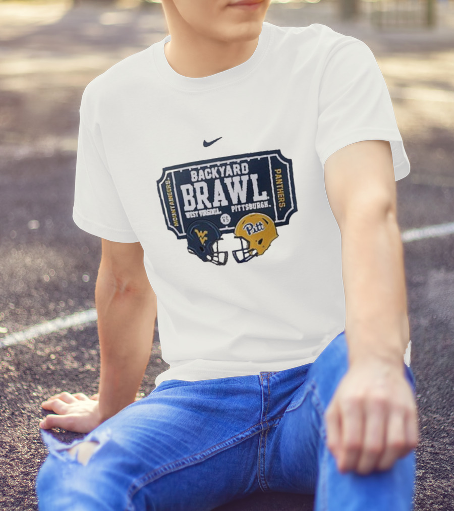 Backyard Brawl West Virginia Mountaineers Pittsburgh Panthers 2024 T-Shirt