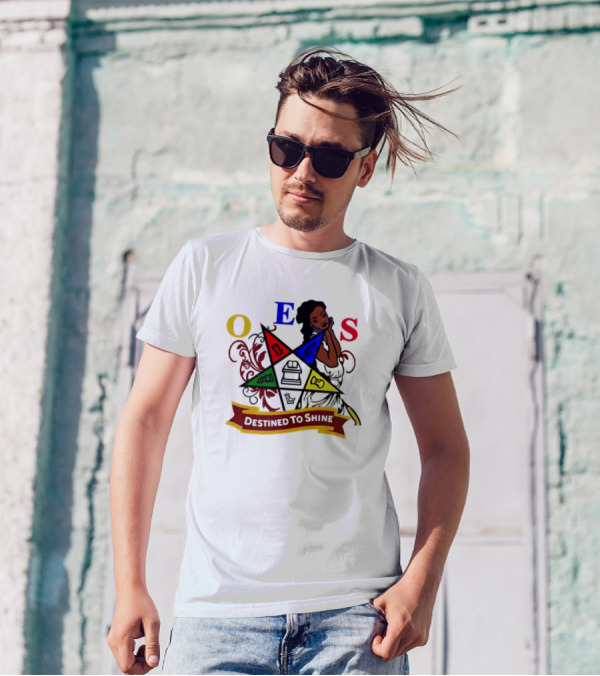 OES Eastern Star Destined To Shine Cartoon T-Shirt