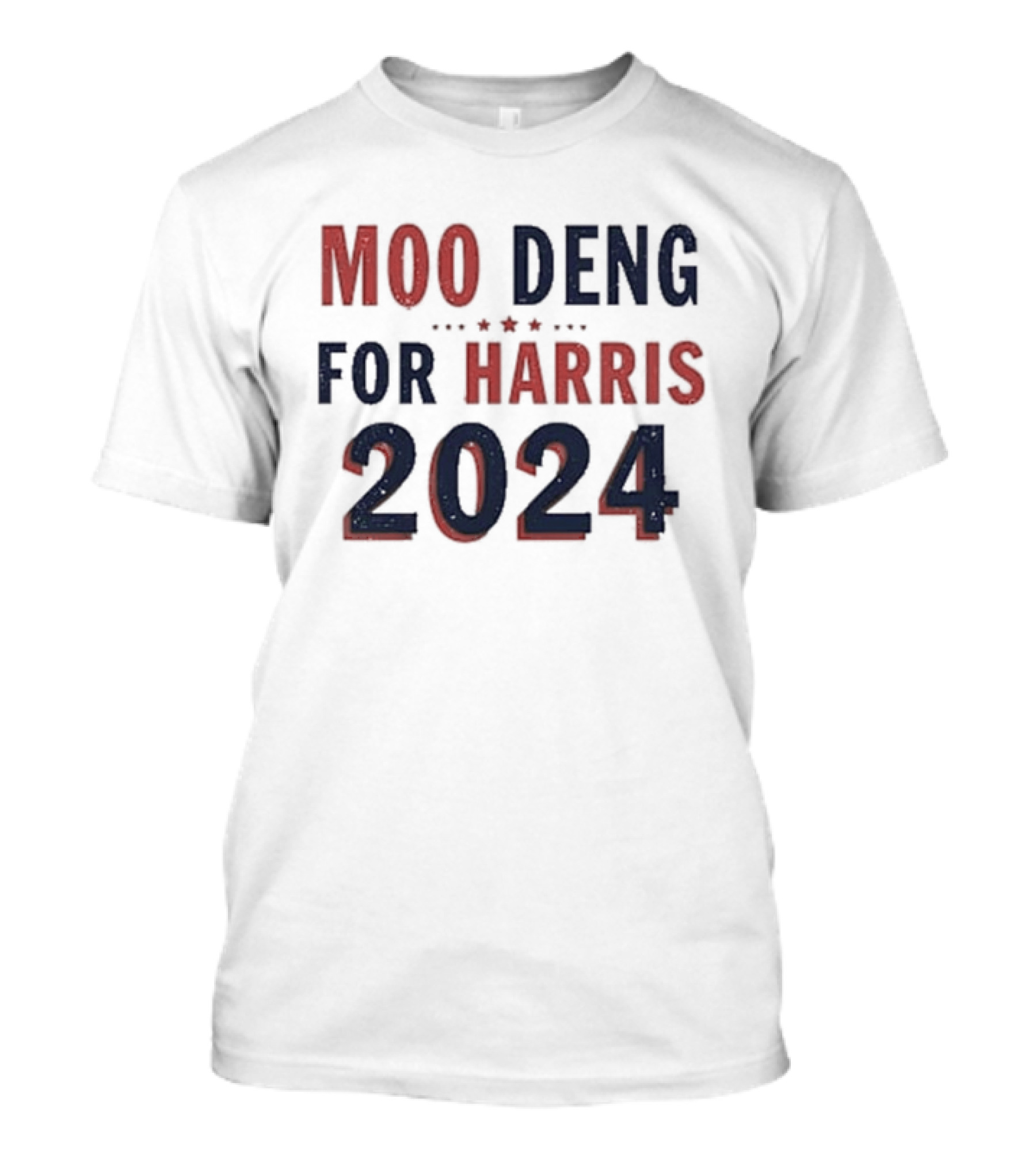 Moo Deng For Harris 2024 Hippo Campaign Humor T-Shirt