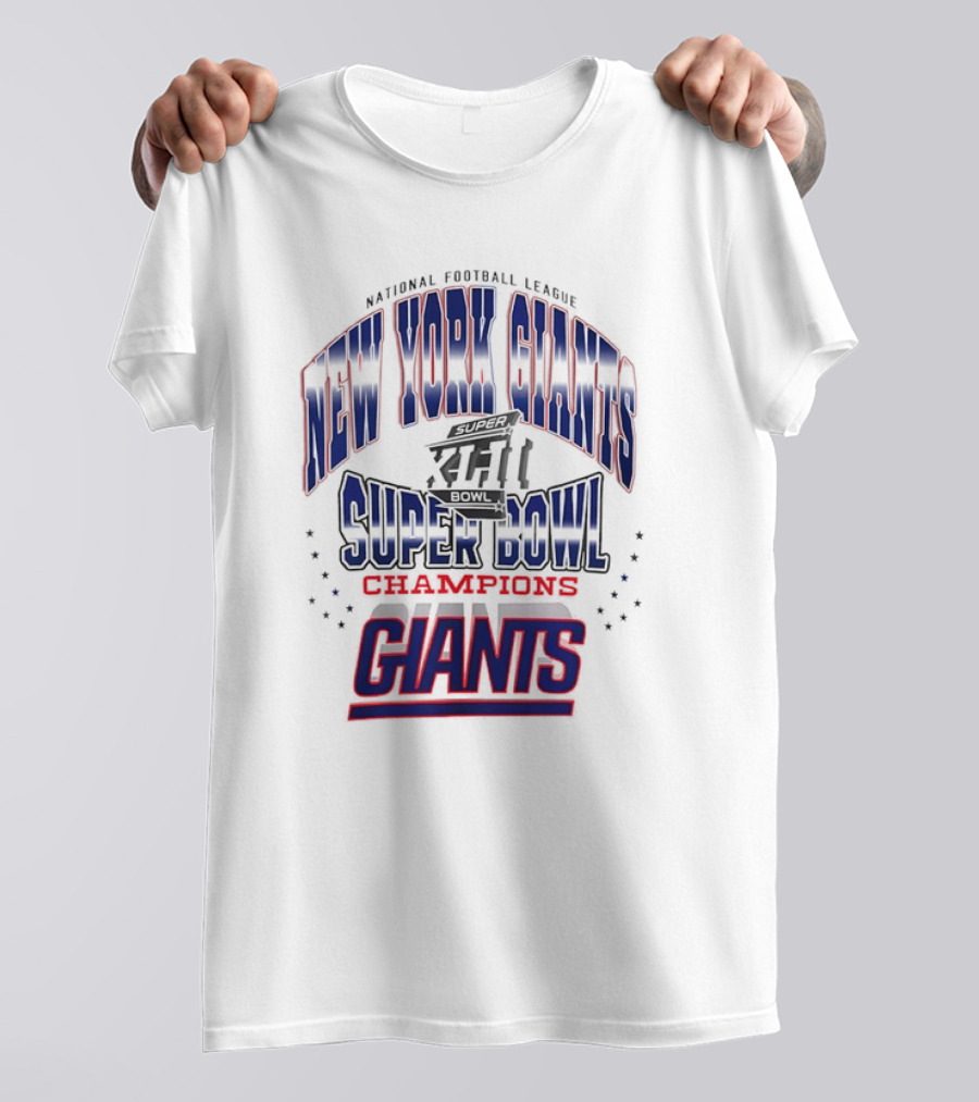 National Football League New York Giants Super Bowl XLII Champions Giants T-Shirt