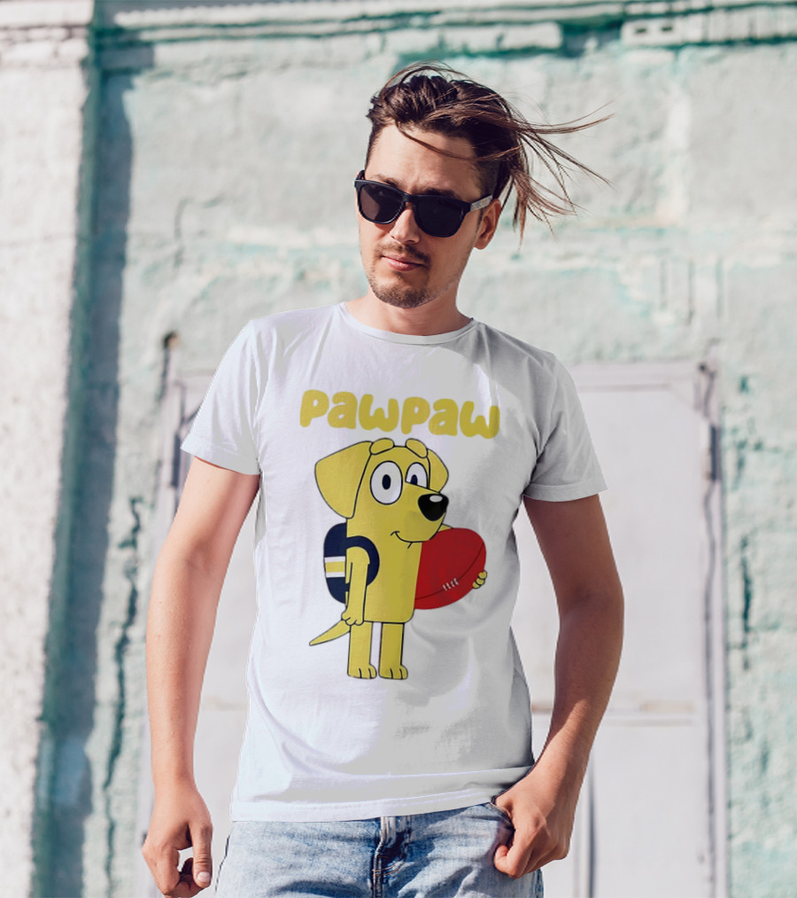 Pawpaw Lucky Football Cartoon Shannon Sharpe T-Shirt