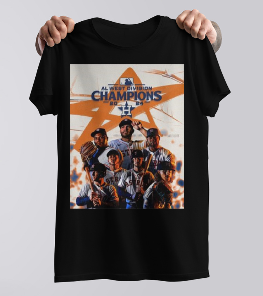 AL West Division Champions 2024 Houston Astros Players T-Shirt