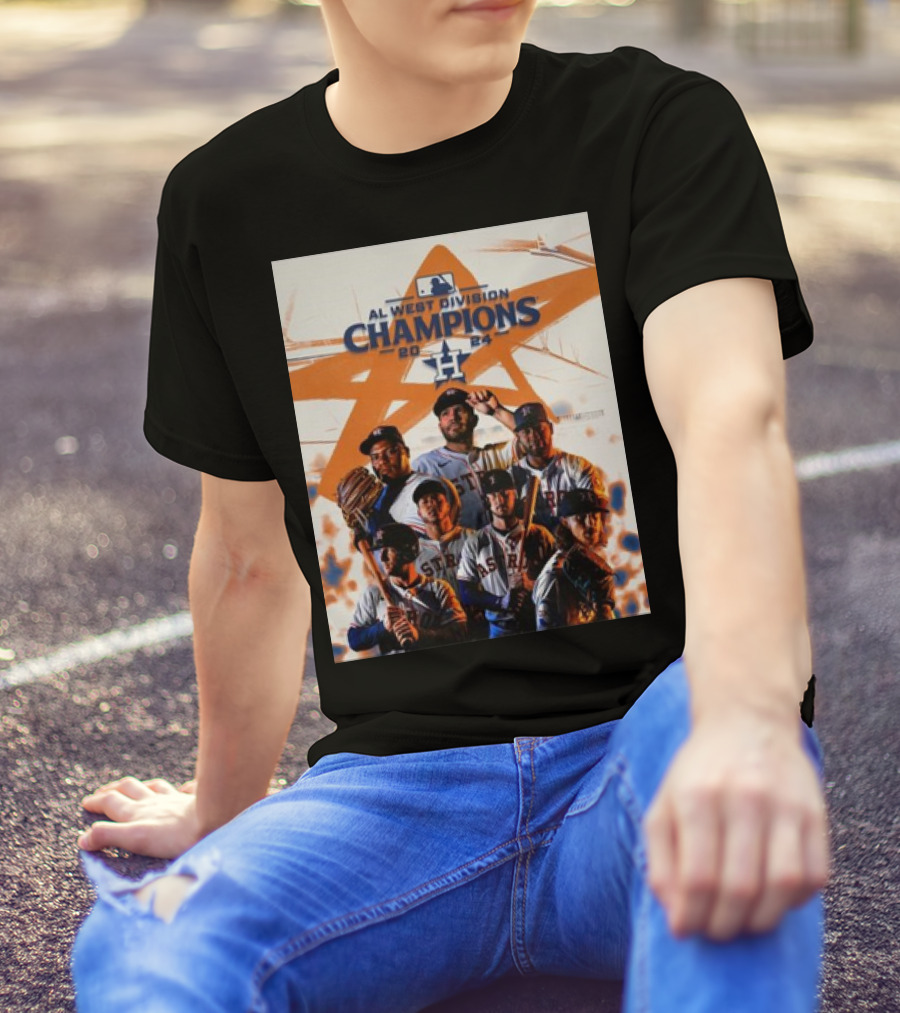 AL West Division Champions 2024 Houston Astros Players T-Shirt
