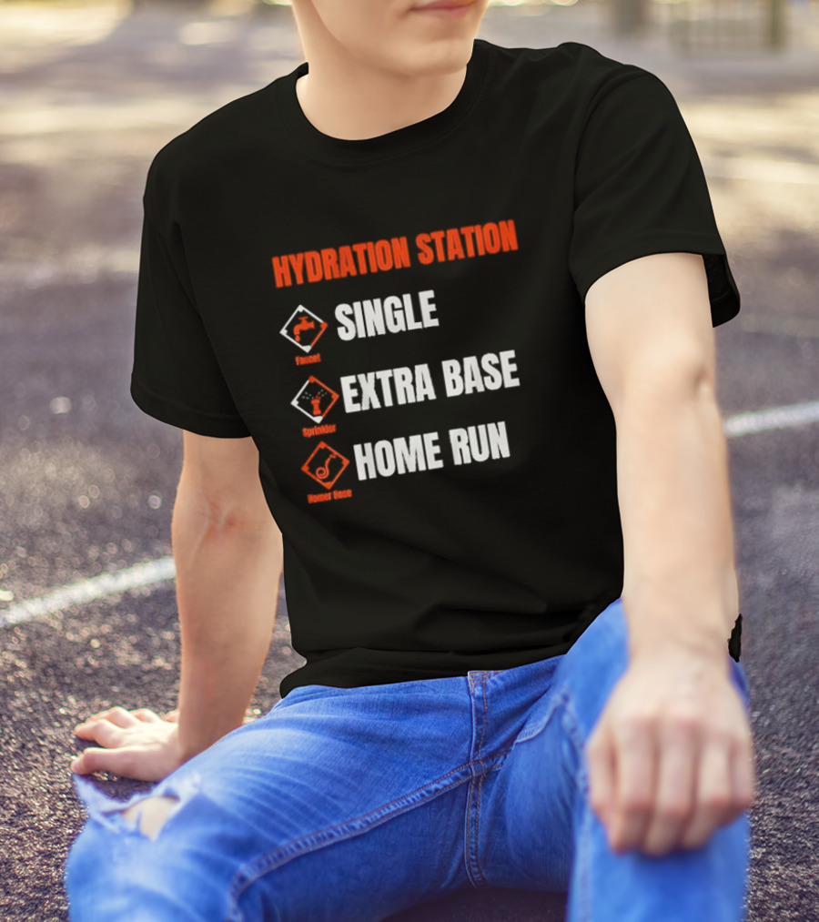 Baltimore Orioles Birdland Hydration Station Single Extra Base Home Run T-Shirt