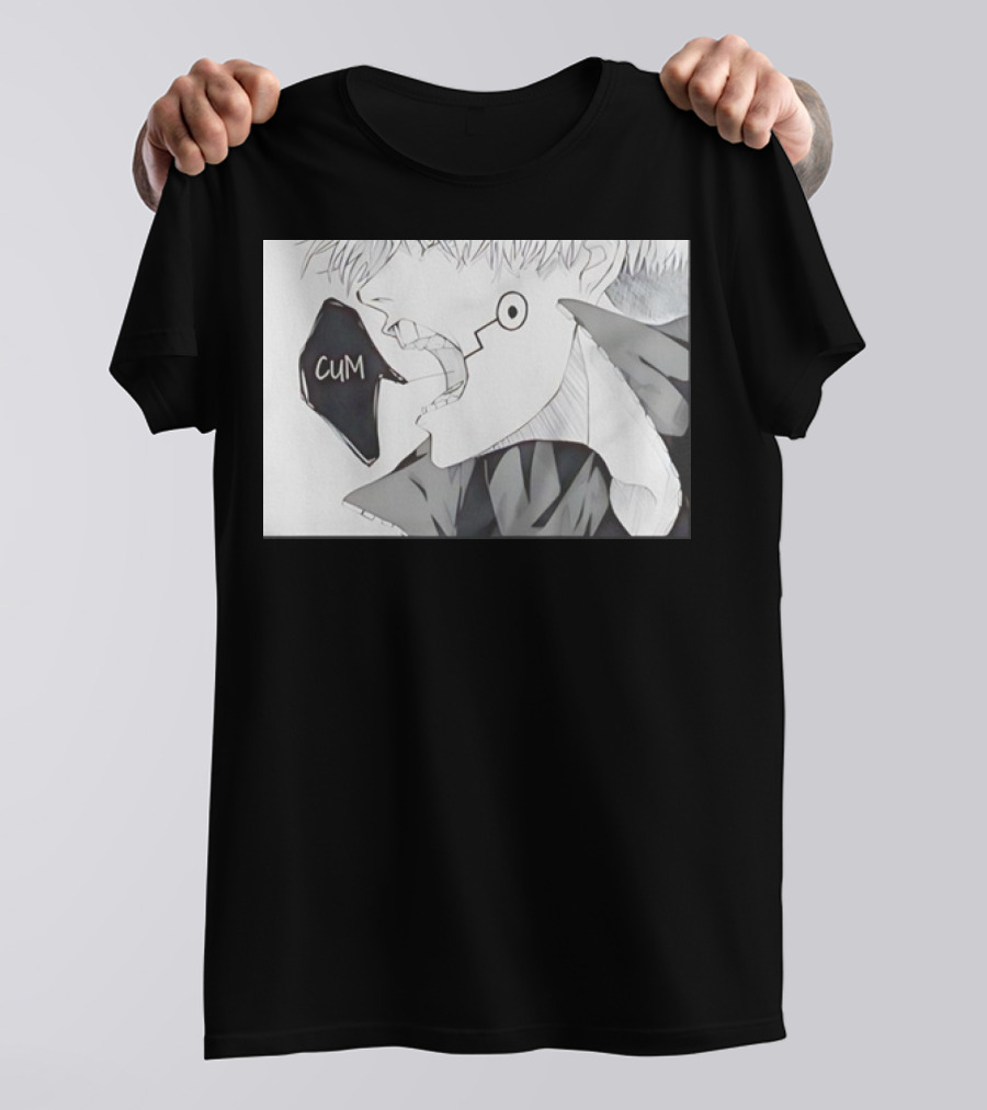 Inumaki Toge Cum Funny Manga Style Speech Bubble T-Shirt