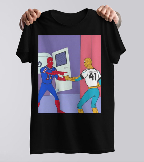 Josh Allen Bills Vs Josh Hines-Allen Jaguars Spider-Man Meme MNF Showdown T-Shirt