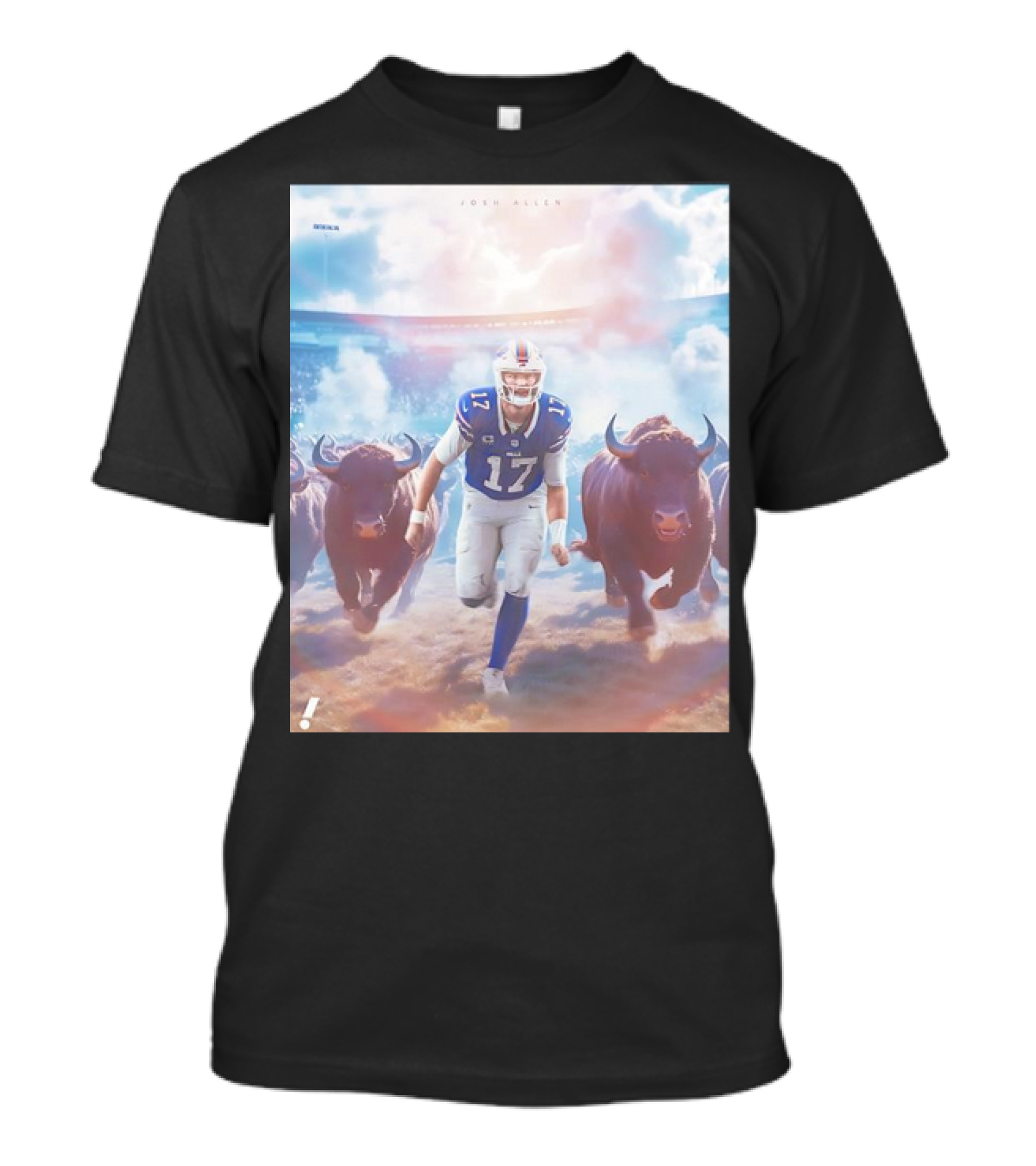 Josh Allen Leading Charge With Buffalo Bills Against Jaguars Victory 47-10 T-Shirt