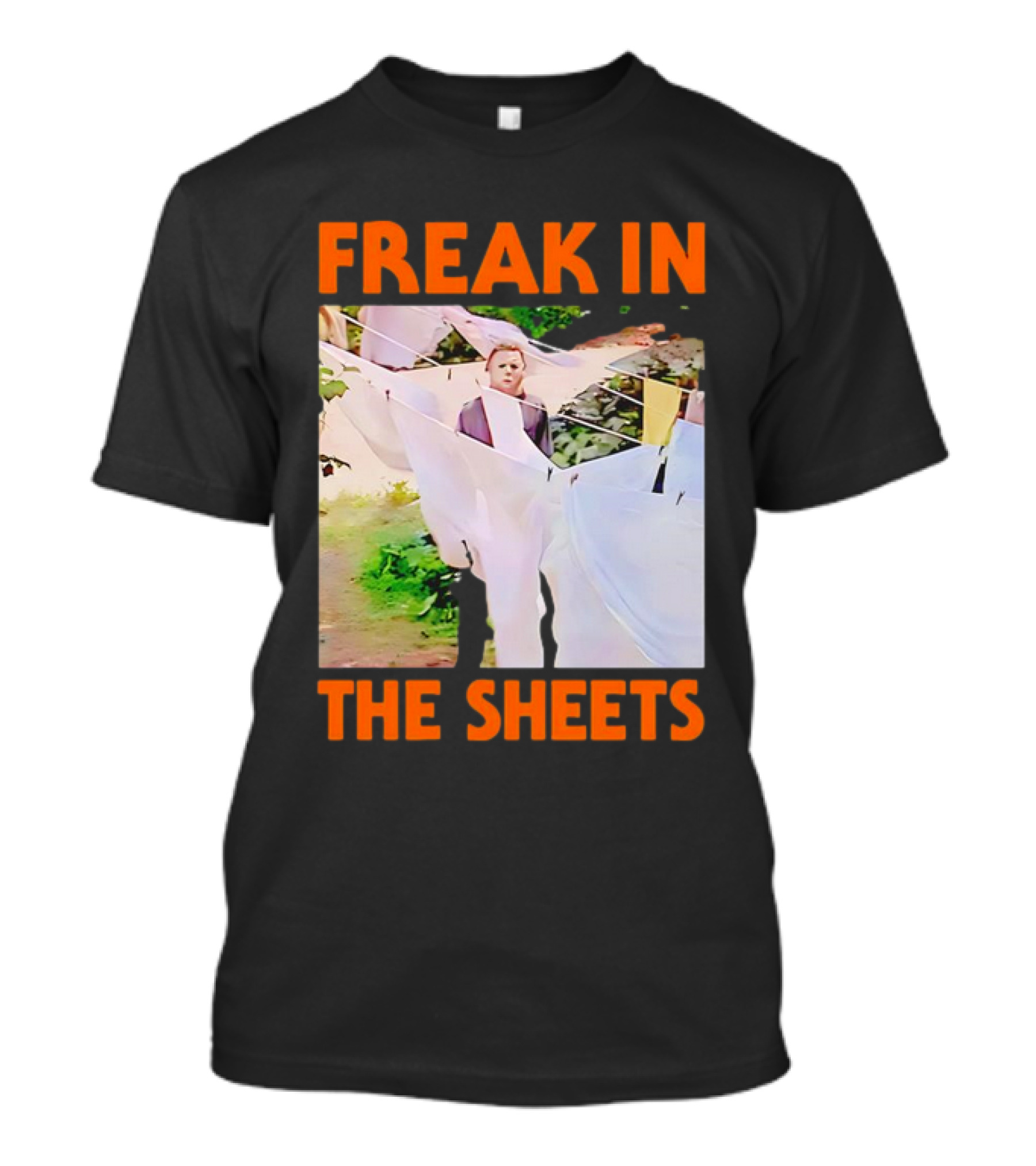 Freak In The Sheets Michael Myers Halloween Pumpkin T-Shirt
